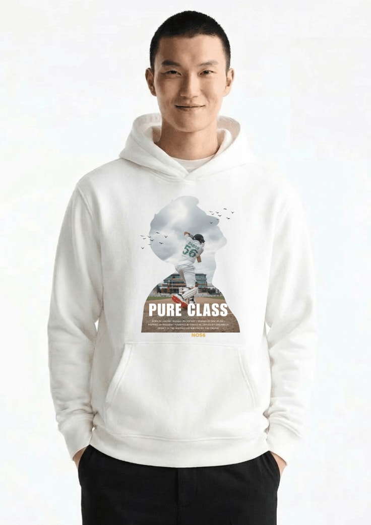 King Babar Azam Graphic Design Sports Hoodie