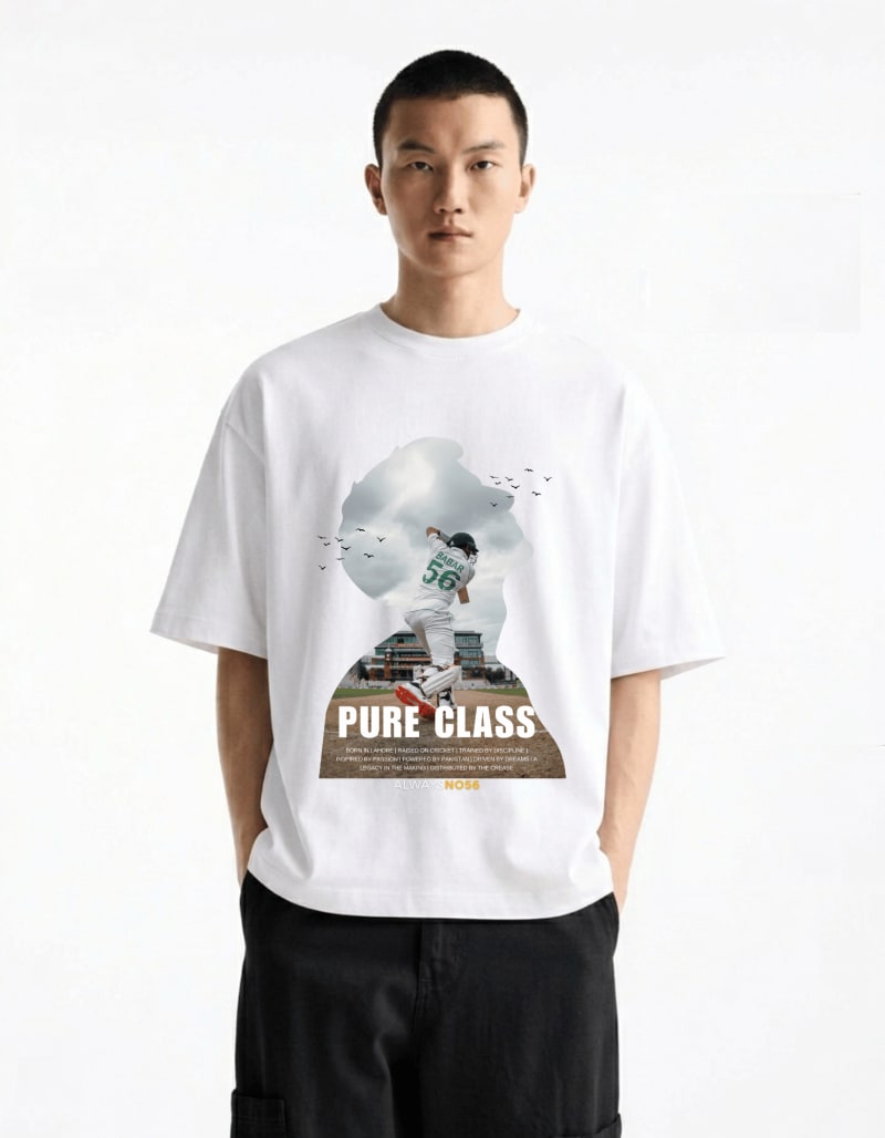 King Babar Azam Graphic Design Sports T-Shirt