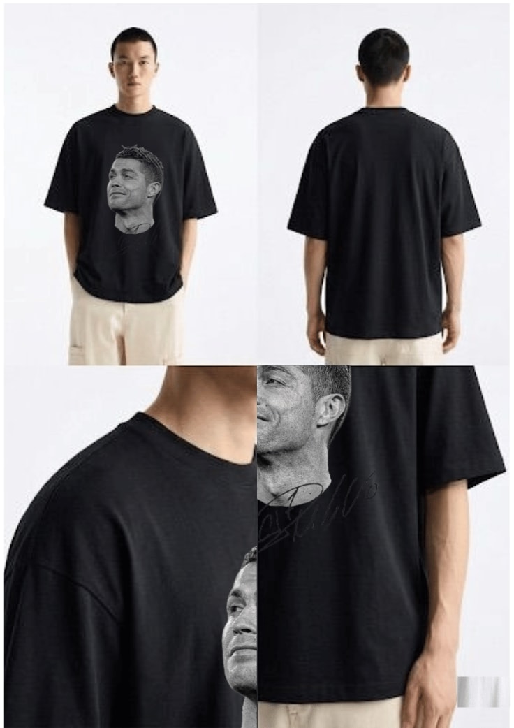 CR7 Ronaldo Premium Printed T-Shirt | True Football Fan Edition | Perfect Prints Pakistan