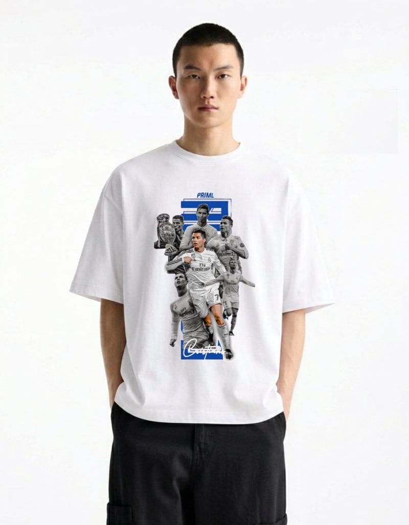 Cristiano Ronaldo Exclusive Tee | Wear The GOAT | 100% Cotton | Perfect Prints