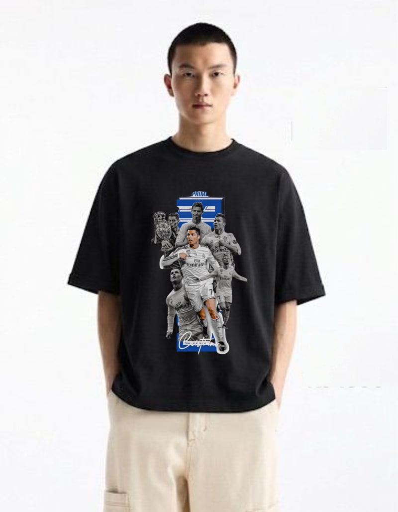 Cristiano Ronaldo Exclusive Tee | Wear The GOAT | 100% Cotton | Perfect Prints