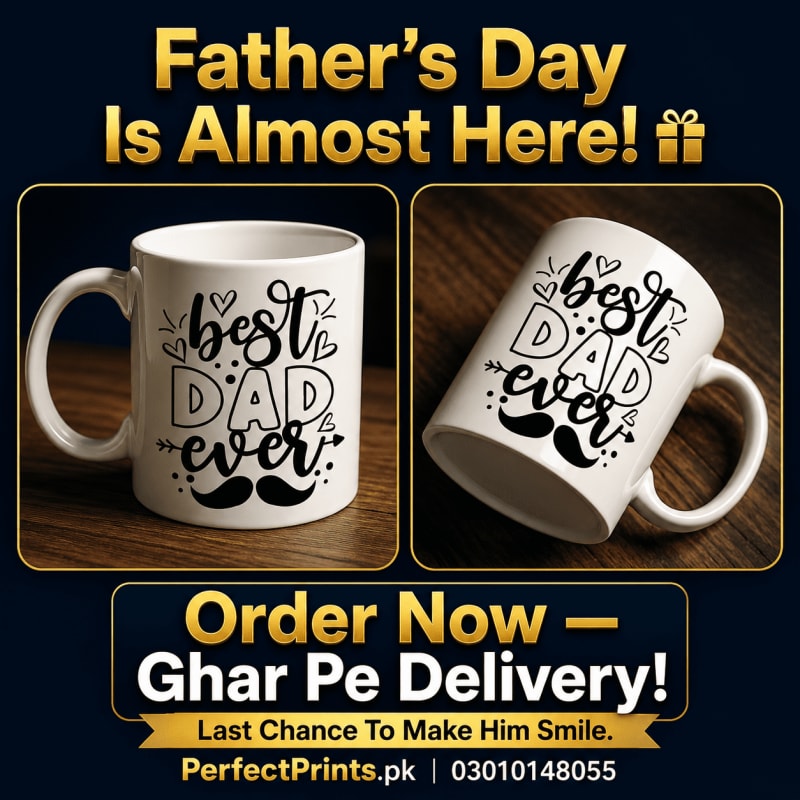 Best Dad Ever Mug — Father's Day Gift | PerfectPrints.pk