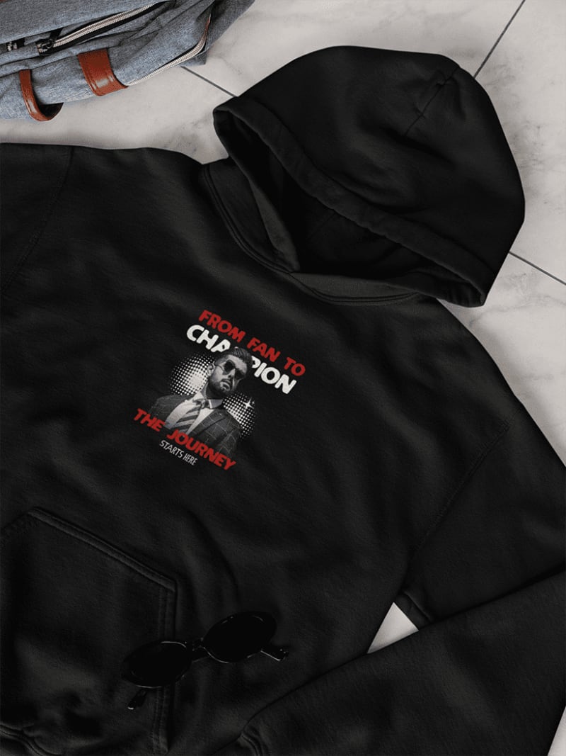 Stand With The King – Babar Azam Premium Fleece Hoodie