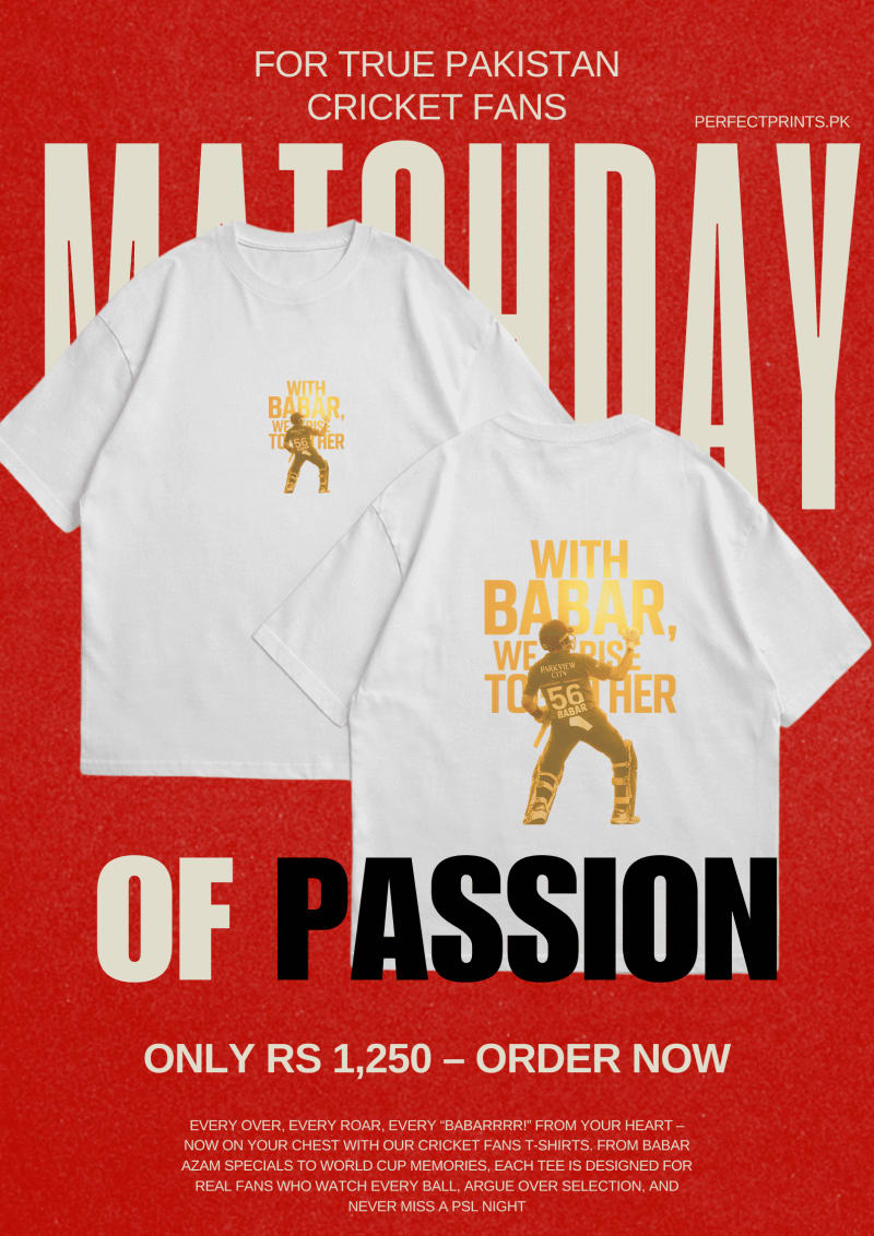 Be the Trendsetter with Oversized Babar Azam T-Shirt: #56 Design You’ll Love