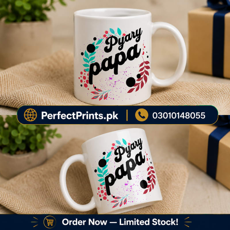 Best Papa Mug — Father's Day Gift Pakistan | PerfectPrints.pk