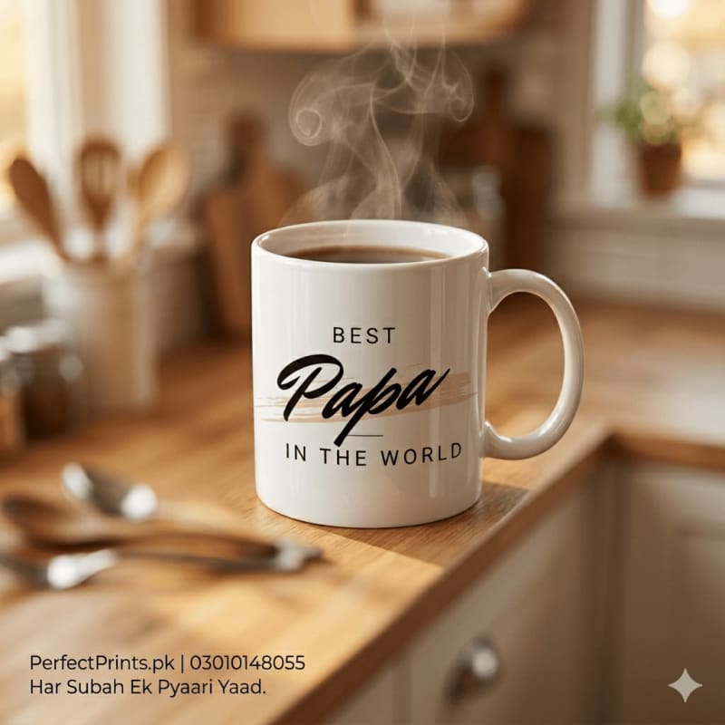 Best Papa in the World Mug — Father's Day Gift | PerfectPrints.pk