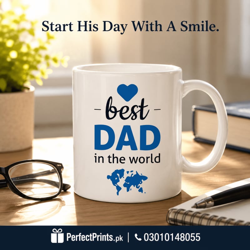 Best Papa Mug — Father's Day Gift Pakistan | PerfectPrints.pk