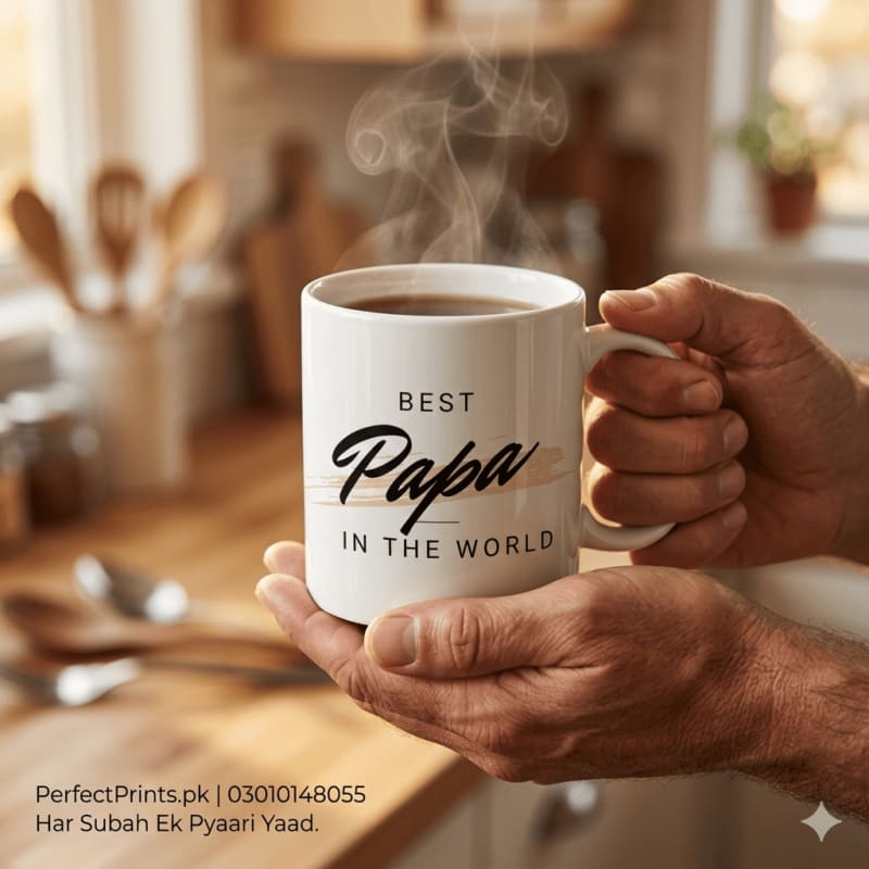 Best Papa Mug — Father's Day Gift Pakistan | PerfectPrints.pk