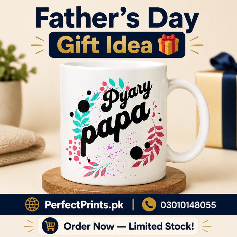 Best Dad Ever White Ceramic Mug — Father's Day Special | PerfectPrints.pk