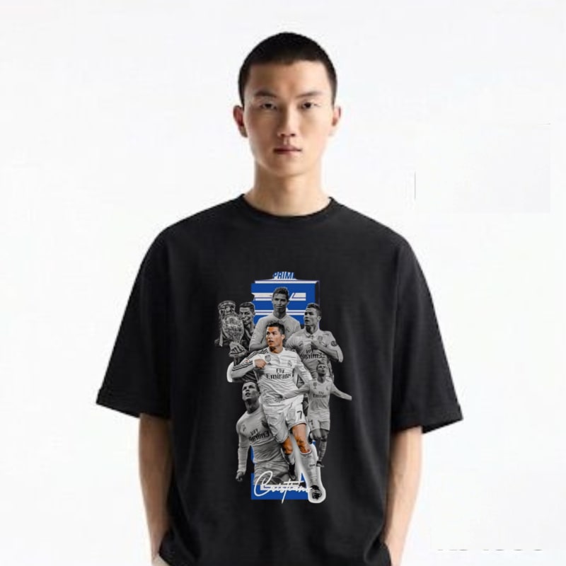 Cristiano Ronaldo Exclusive Tee | Wear The GOAT | 100% Cotton | Perfect Prints