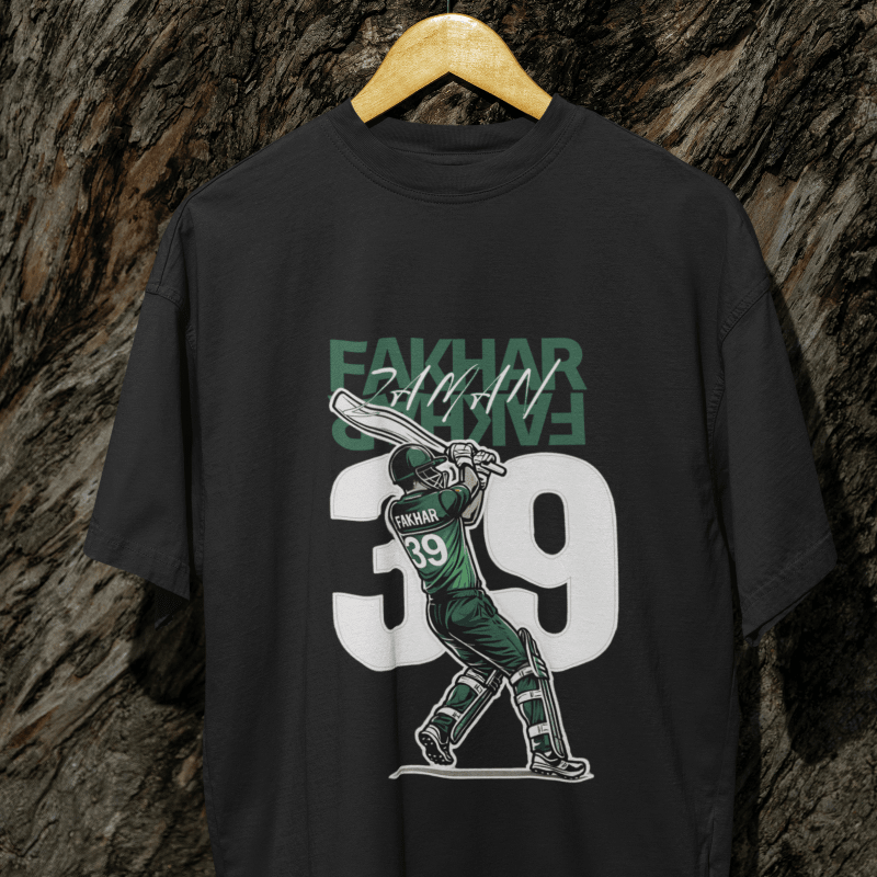 Fakhar Zaman Premium Cricket T-Shirt | Comfortable & Stylish | Perfect Prints