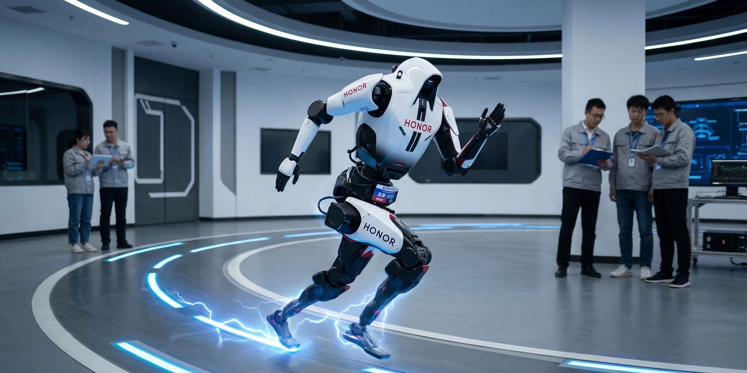 Honor Robot Shatters Half-Marathon Record in Beijing