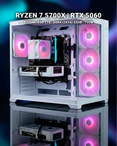 Игровая сборка Ryzen 7 5700X + RTX 5060
