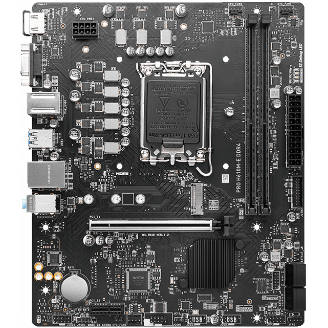 MSI PRO H610M-E DDR4
