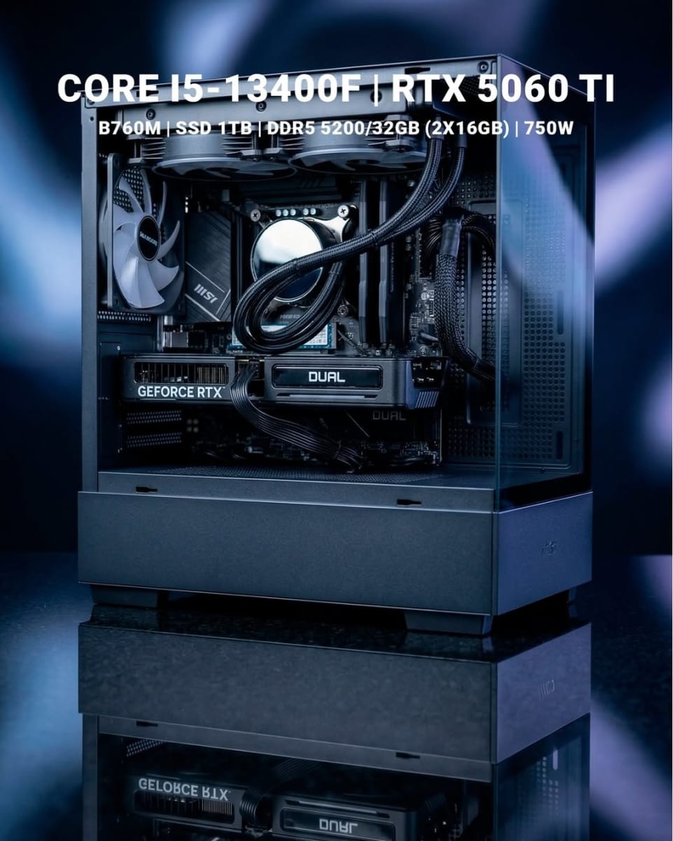 Игровая сборка Core i5-13400F + RTX 5060 Ti