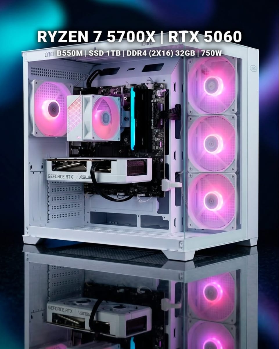 Игровая сборка Ryzen 7 5700X + RTX 5060