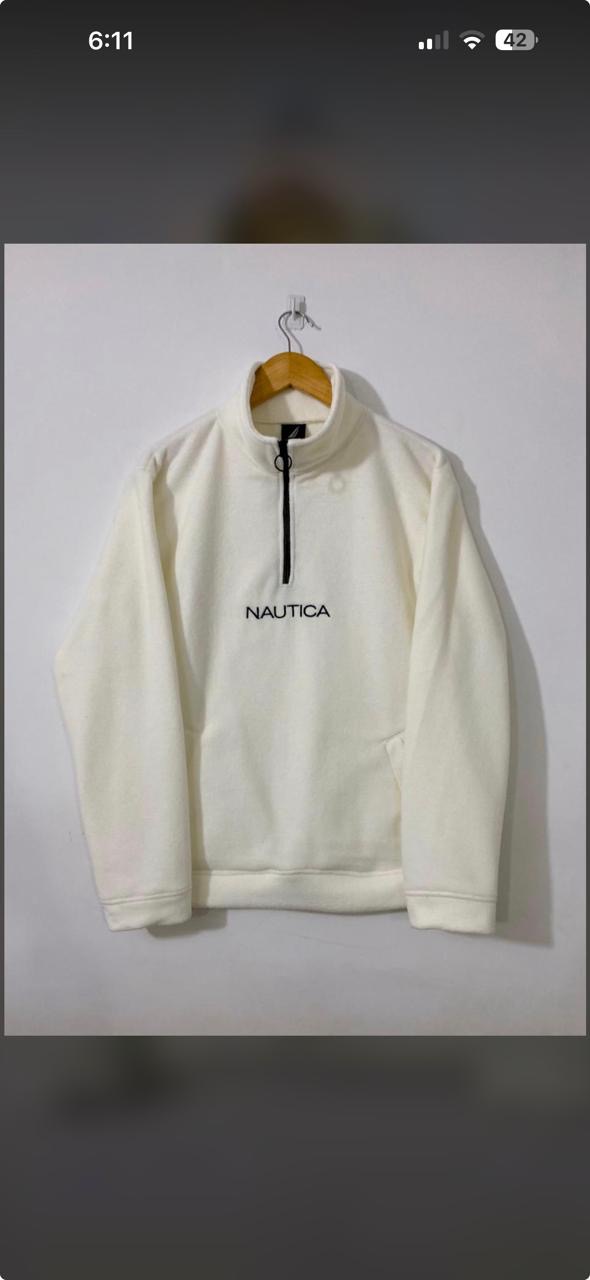 Buzo Nautica Cuello Alto con Cremallera