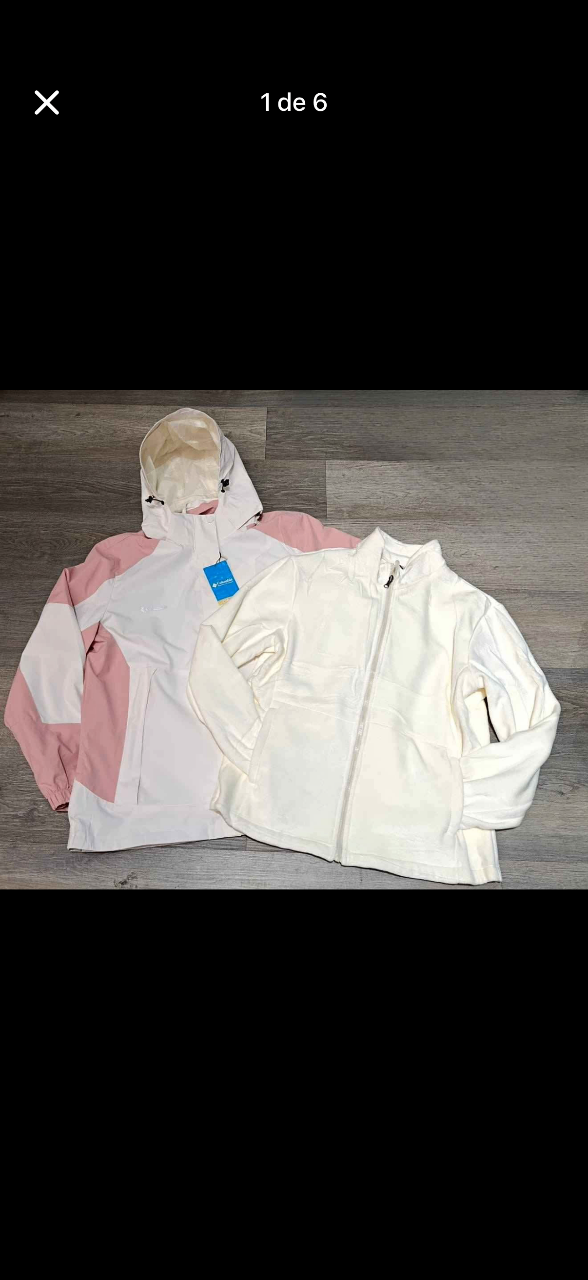 Chaqueta Impermeable doble prenda Dama