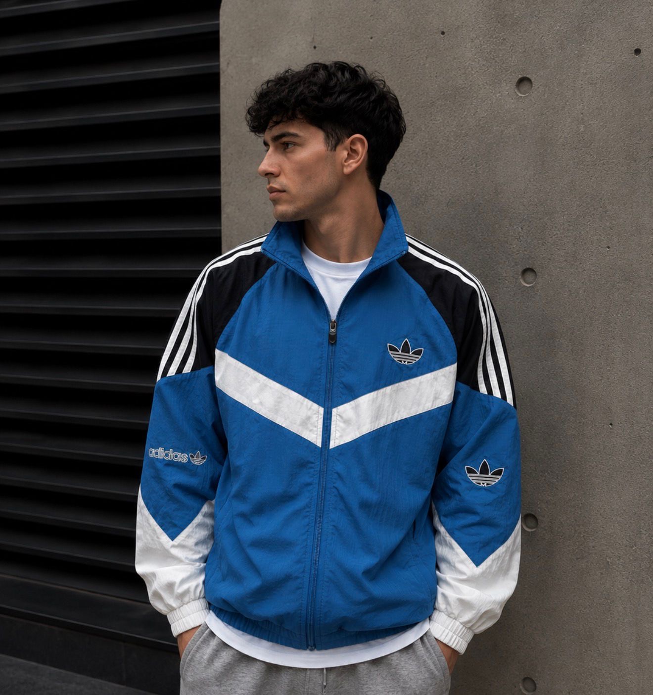 Chaqueta Rompevientos Adidas Retro