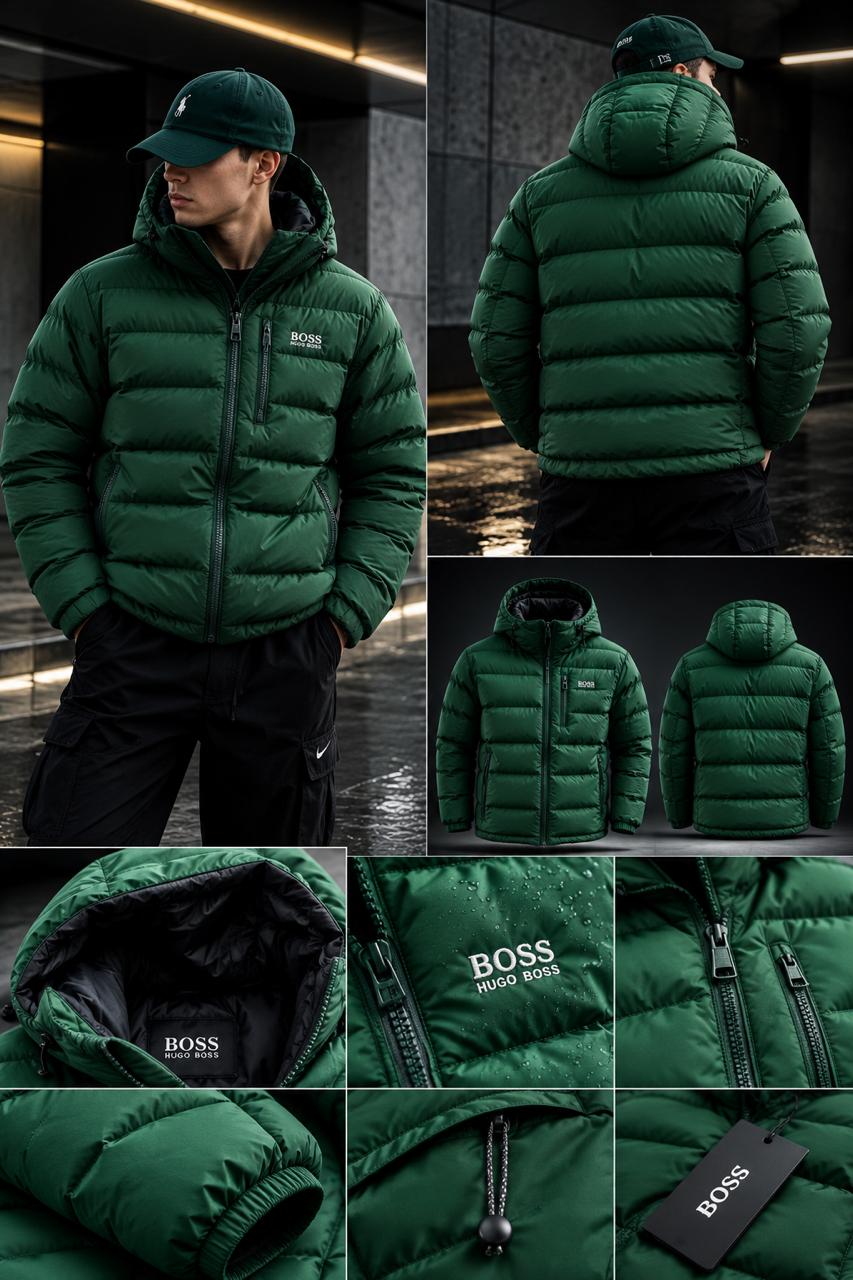 Chaqueta Acolchada con Capota Boss