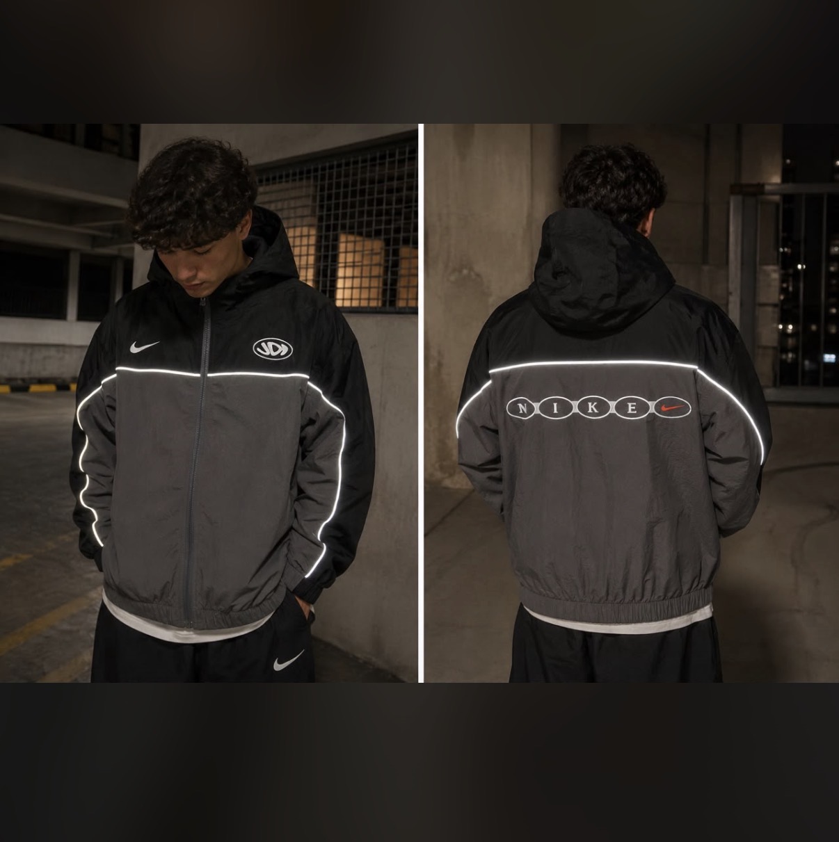 Chaqueta Cortavientos Reflectiva Nike