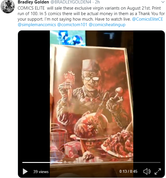 Comics Elite Exclusive Virgin Cover