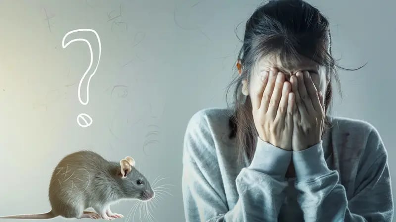 Rat brun dans une cuisine près de nourriture illustrant une infestation domestique