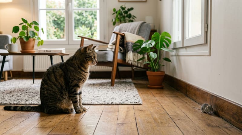 Chat contre Souris : Pourquoi votre félin ne suffit pas à stopper une infestation