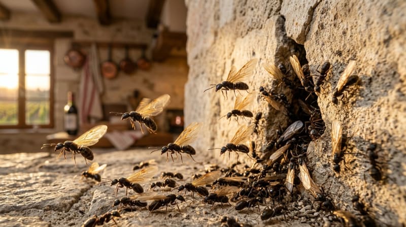 Fourmis volantes : essaimage, identification et solutions efficaces