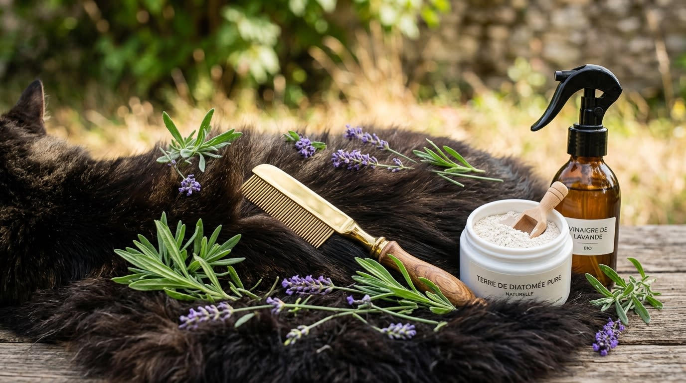 Anti-puce naturel : 7 méthodes efficaces et leurs vraies limites