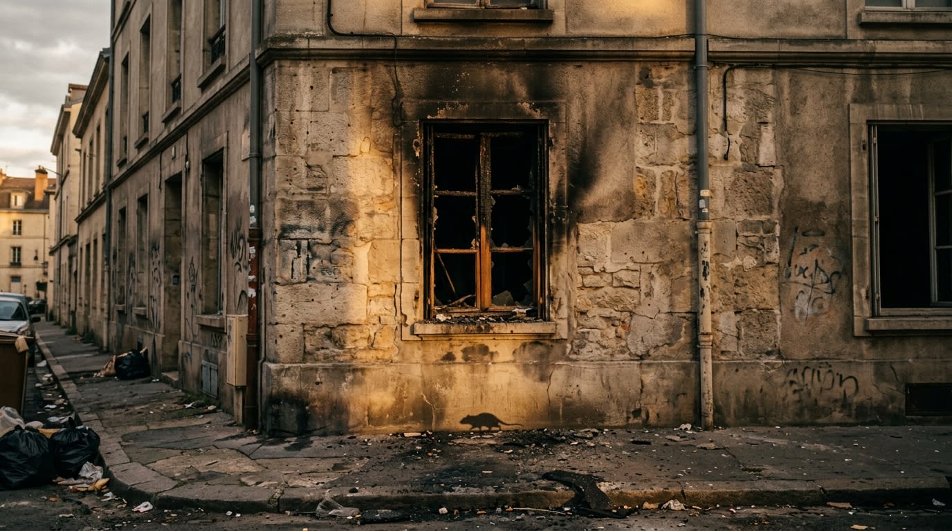Nuisibles après un incendie : rats, cafards et punaises de lit envahissent les logements voisins