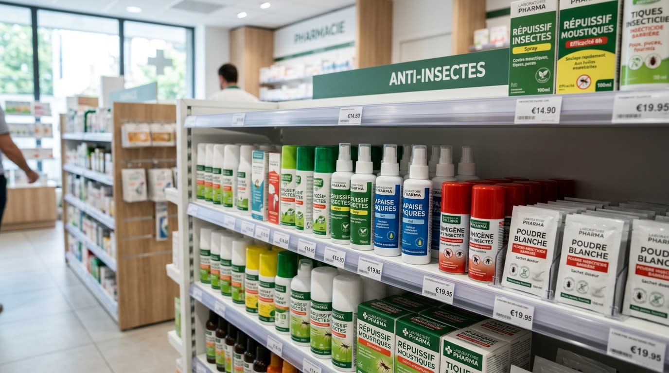 Traitement punaises de lit en pharmacie : ce qui marche, ce qui aggrave (guide 2026)