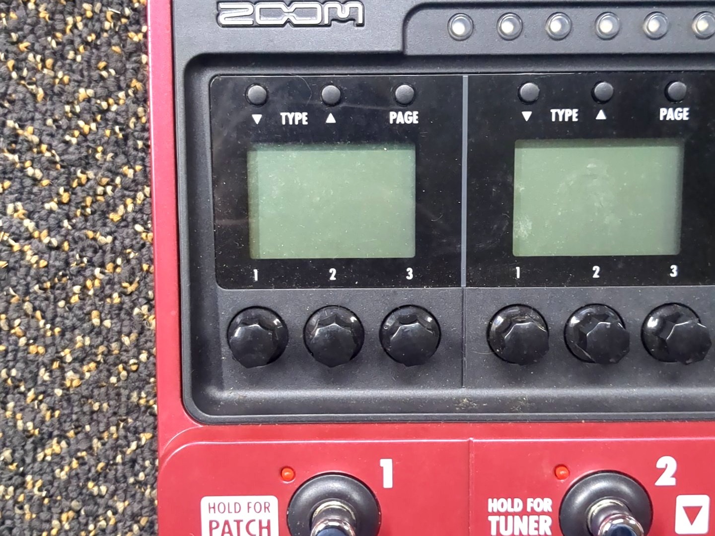 Zoom B3 Multi-Effects Processor, Red, Model B3