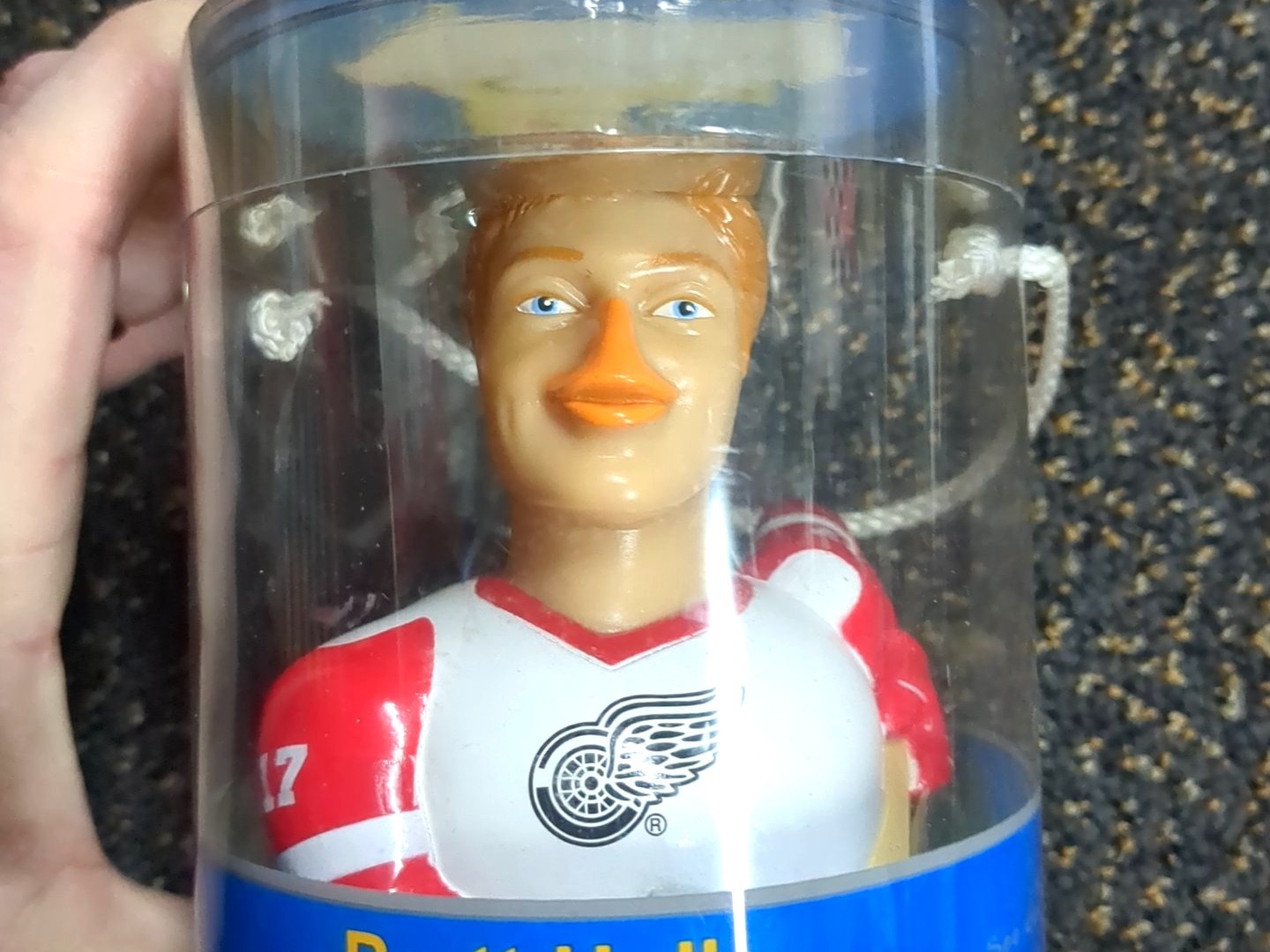 Brett Hull Detroit Red Wings Celebriducks NHL Hockey Bath Duck, 2003