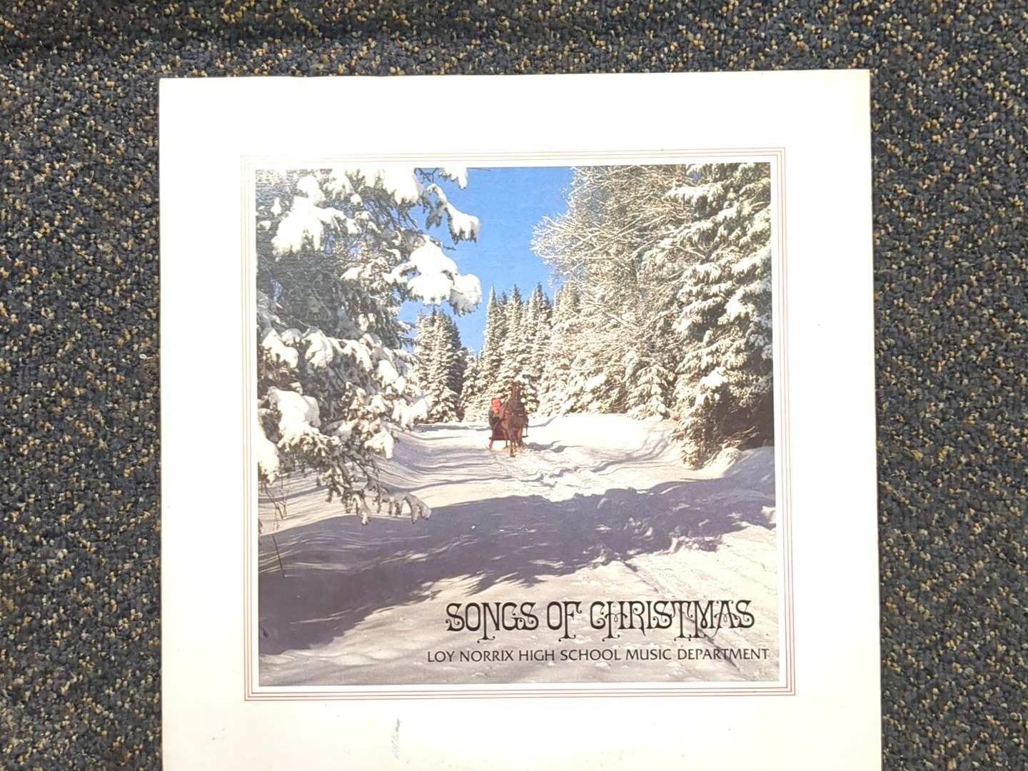 Songs of Christmas, Loy Norrix High School Vinyl Record, 1987