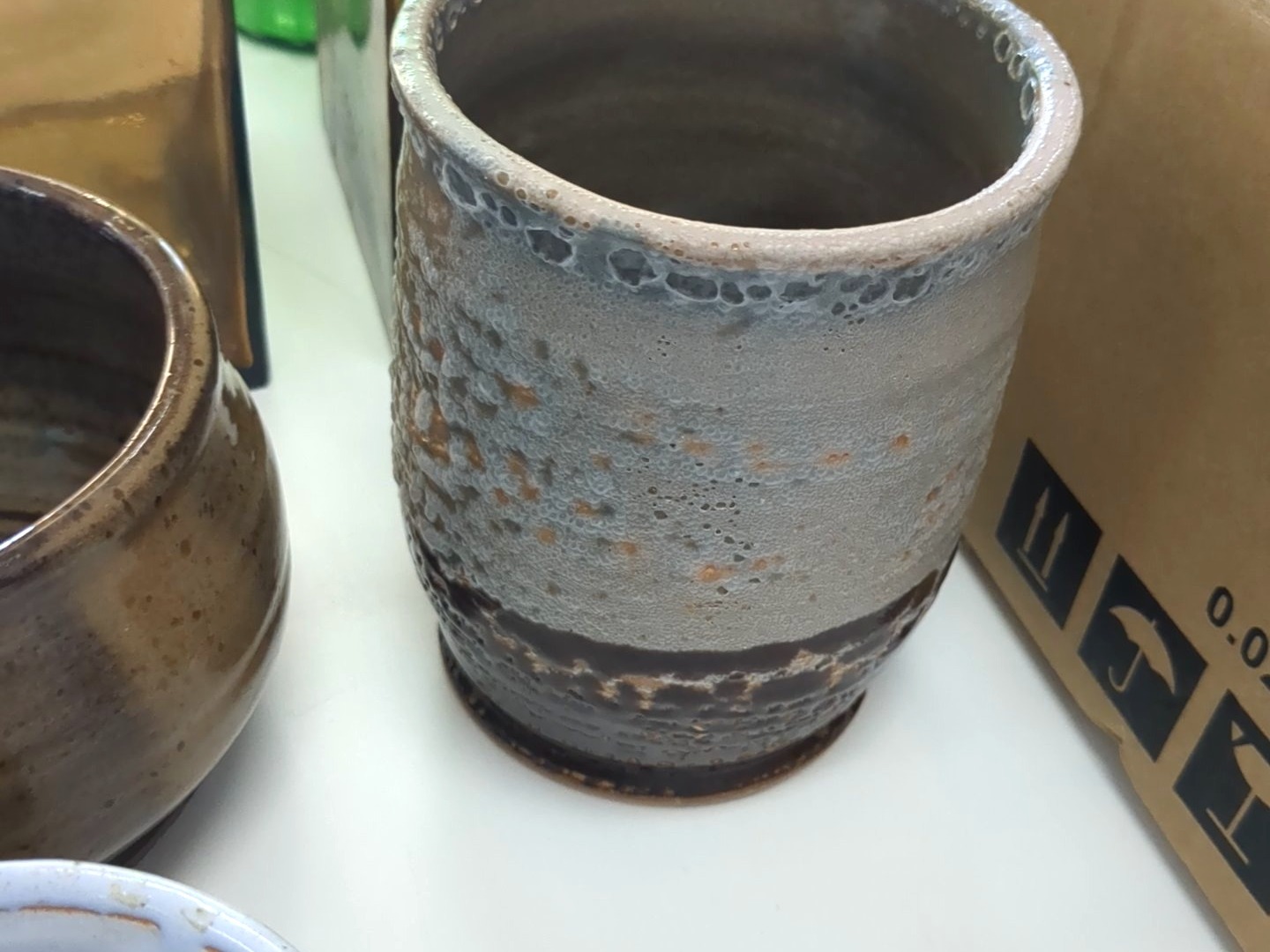 Handmade Ceramic Cup, Stoneware Don Rhoads
