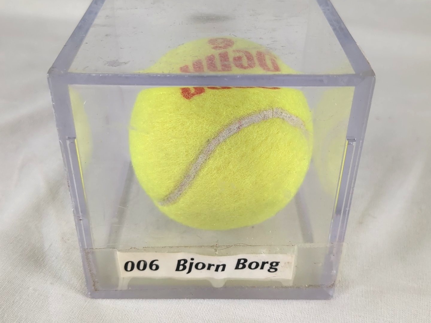 Bjorn Borg Signed Tennis Ball, Vintage