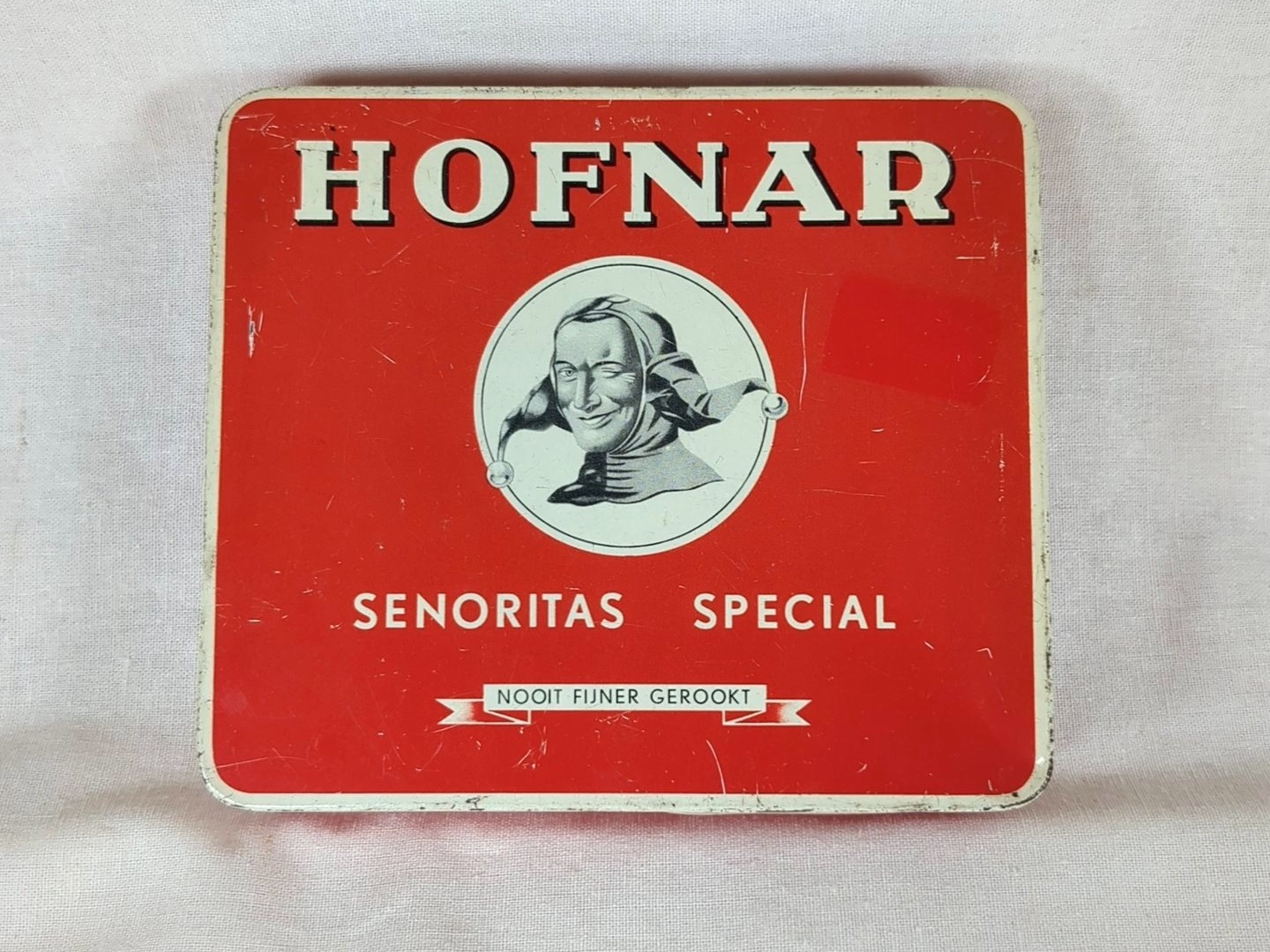 Hofnar Senoritas Special Cigar Tin, Dutch Vintage Tobacciana