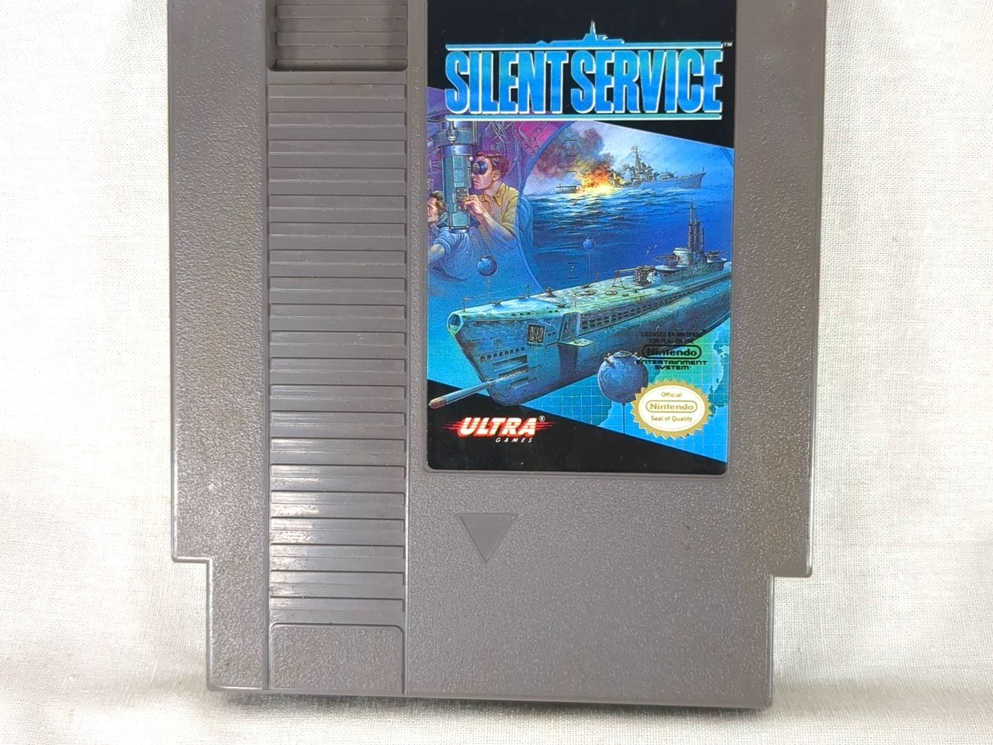 Silent Service Nintendo Entertainment System NES Cartridge, 1989