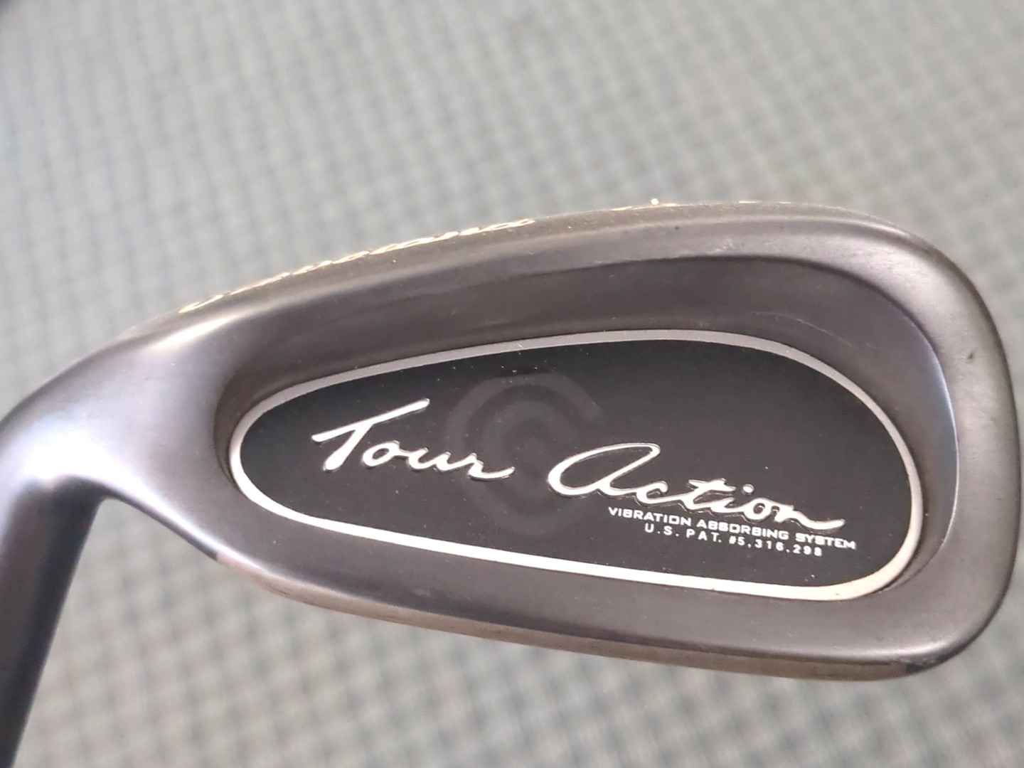 Cleveland Tour Action 6 Iron Golf Club, LH Gunmetal Black