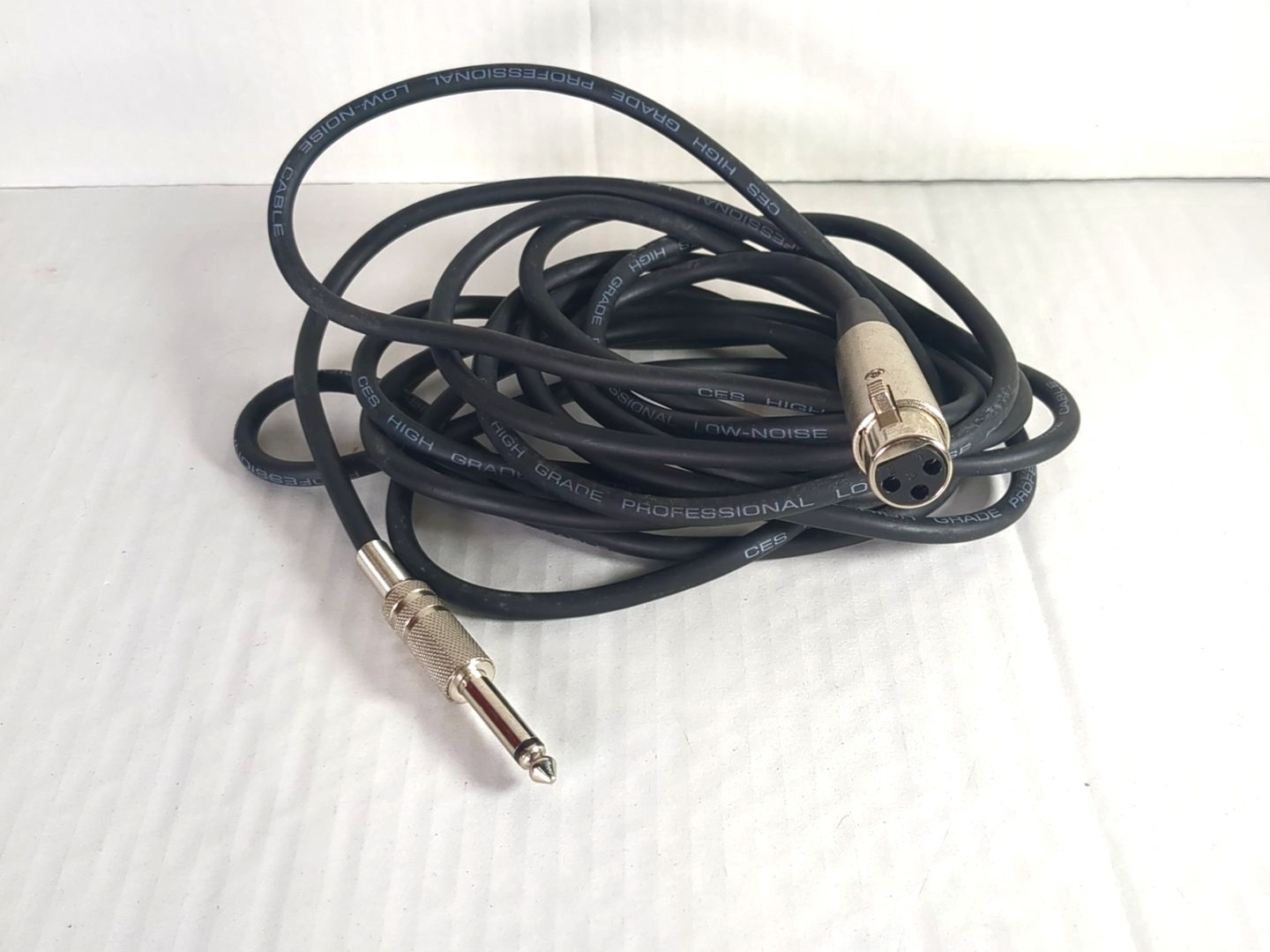 XLR to 1/4 inch TRS (or TS) Audio Cable