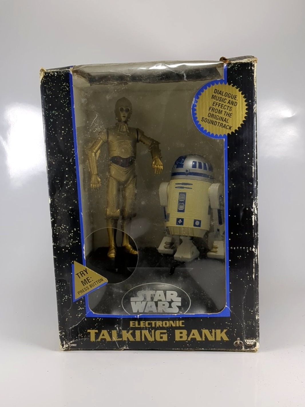 Star Wars Electronic Talking Bank, C-3PO and R2-D2, Thinkway Toys 1995