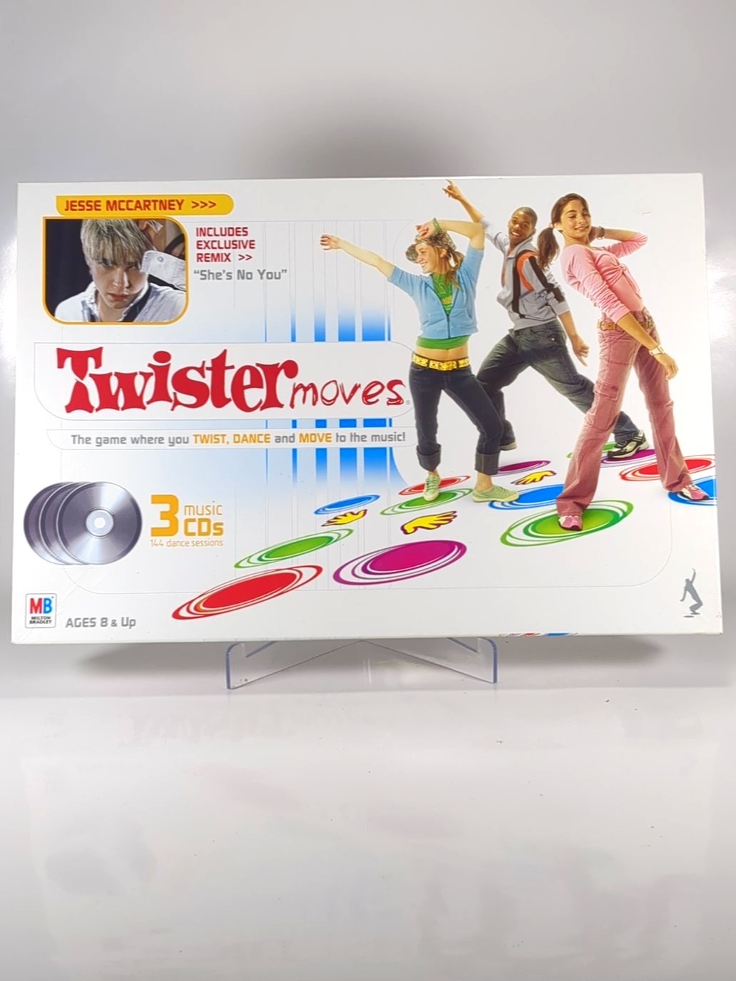 Twister Moves Dance Game with 3 Music CDs, Milton Bradley 2005