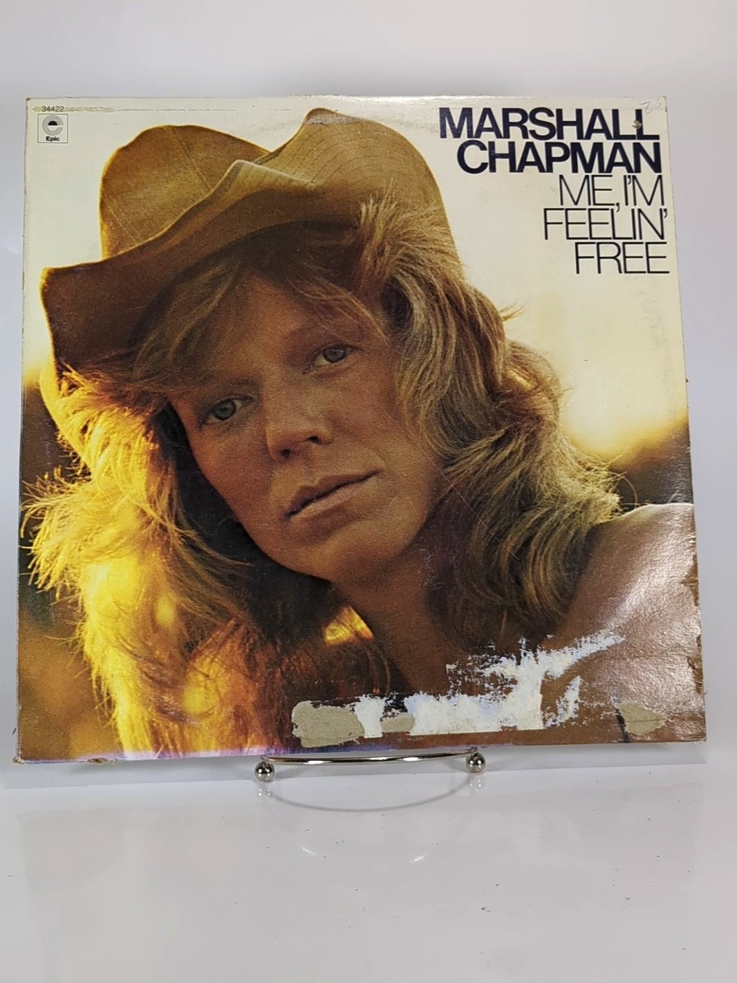 Marshall Chapman Me, I'm Feelin' Free Vinyl LP Record Album, stereo