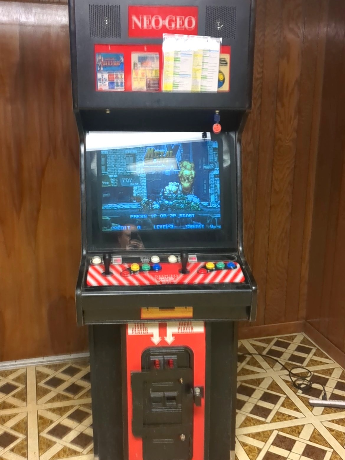 SNK NEO-GEO MVS Arcade Cabinet with Multigame 161-in-1, New Battery, BIOS
