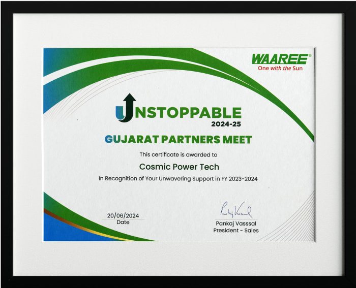 Cosmic Powertech Certification 4