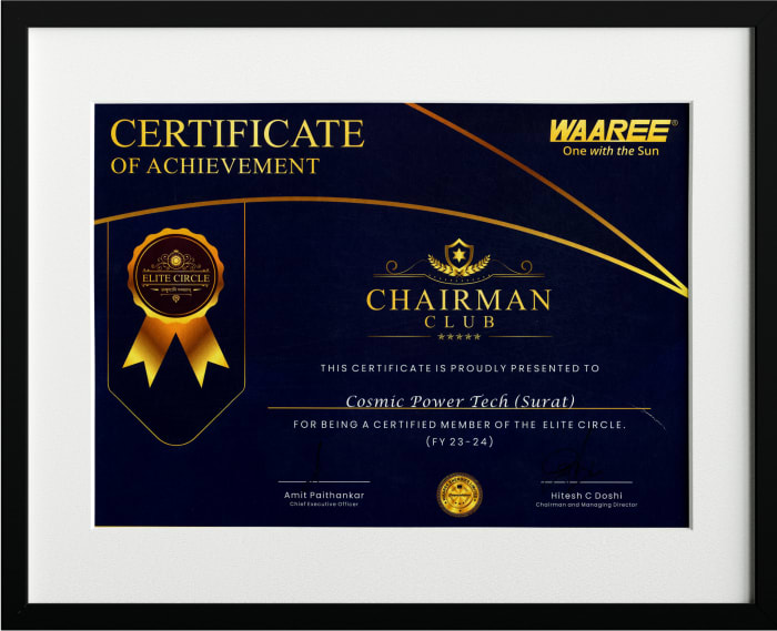 Cosmic Powertech Certification 3