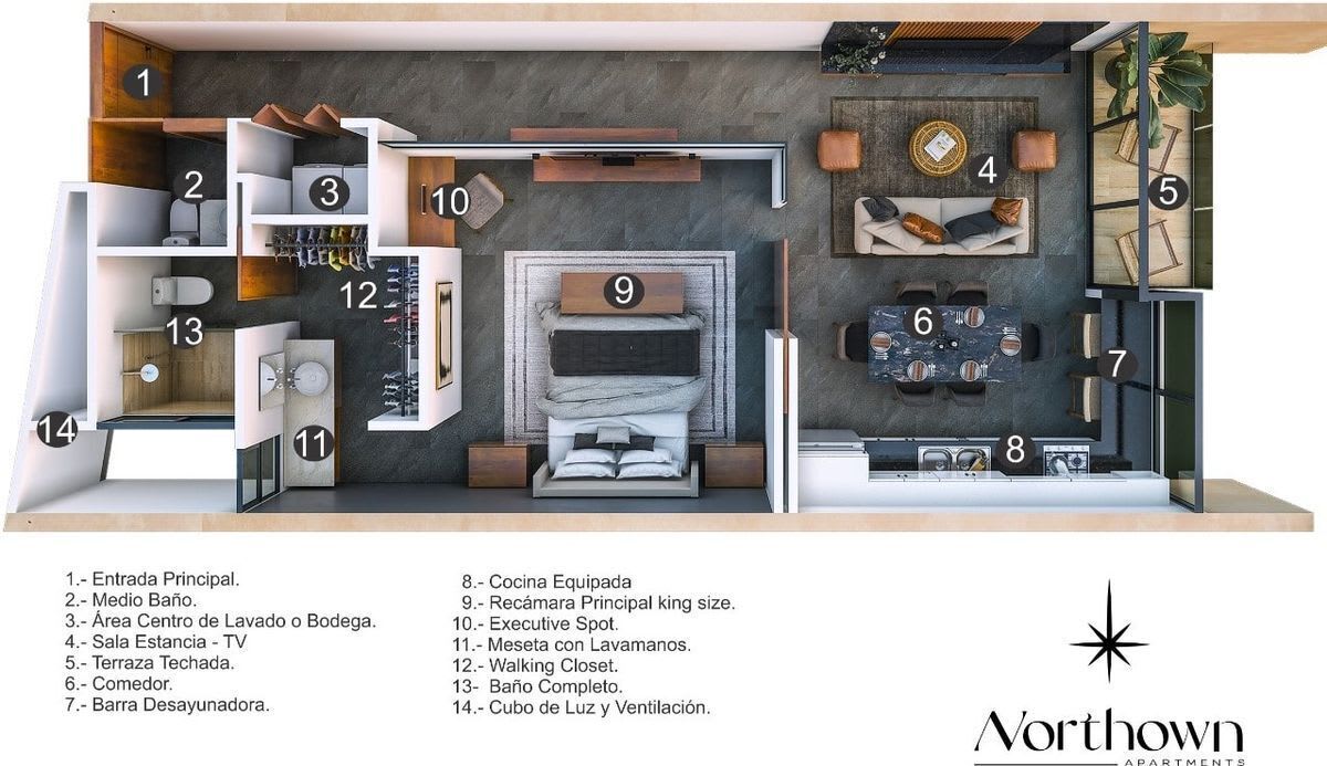 Imagen 9 de Northwon Departamentos en venta en San Ramón Norte, Mérida, Yucatán
