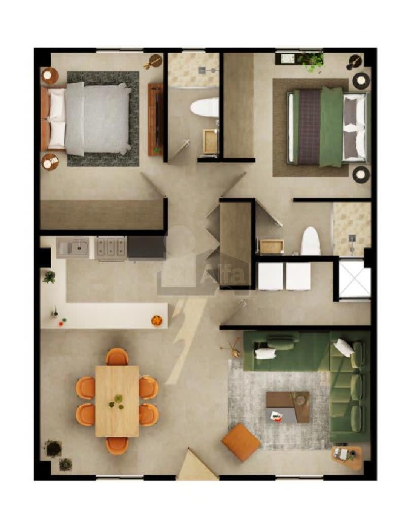 Imagen 11 de Departamento en venta en Alamitos, San Luis Potosí 
