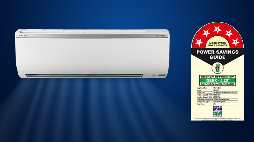 Daikin 1.8 Ton 5 Star Inverter Split AC FTKM60